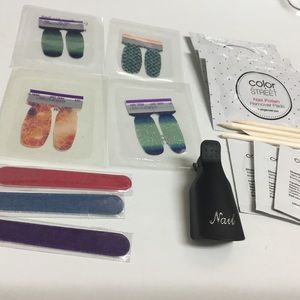 Color Street sample strips and misc items / NEW